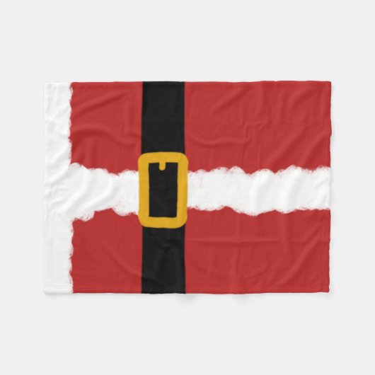 Santa Claus Fleecedecke (Vorderseite (Horizontal))
