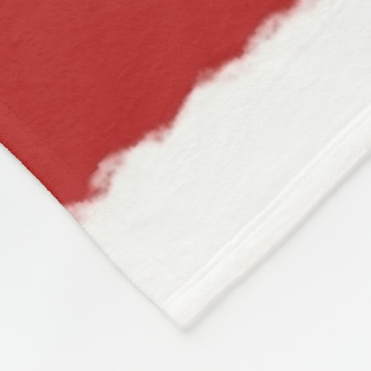 Santa Claus Fleecedecke (Ecke)