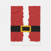 Santa Claus Fleecedecke (Vorderseite)