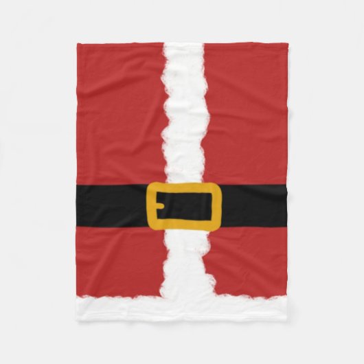 Santa Claus Fleecedecke (Vorderseite)