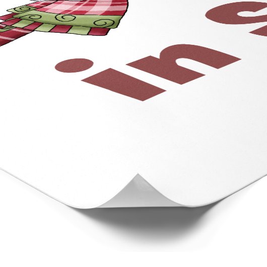 Santa Claus Flies Poster (Ecke)