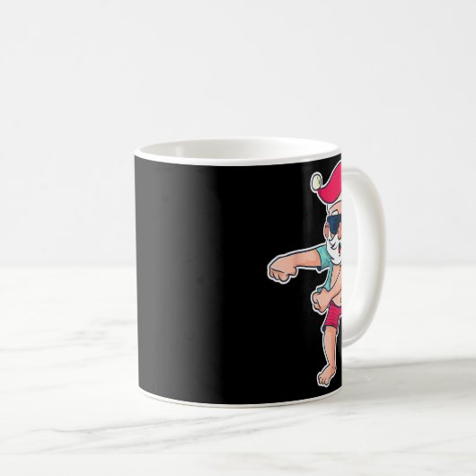 Santa Claus Floss Dance Christmas X-mas Gift Kaffeetasse (VorderseiteRechts)