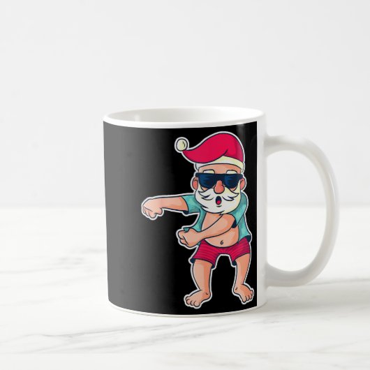 Santa Claus Floss Dance Christmas X-mas Gift  Kaffeetasse (Rechts)