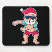 Santa Claus Floss Dance Christmas X-mas Gift Mousepad (Vorne)
