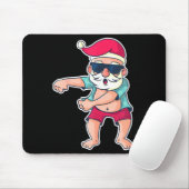 Santa Claus Floss Dance Christmas X-mas Gift Mousepad (Mit Mouse)