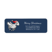 Santa Claus Flying Christmas Sheep (Vorne)