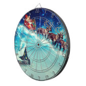 Santa Claus Flying with Rentier Dartscheibe (Vorderseite rechts)