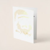 Santa Claus Foil Folienkarte (Vorderseite)