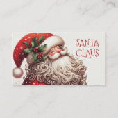 Santa Claus for hire Visitenkarte (Vorderseite)