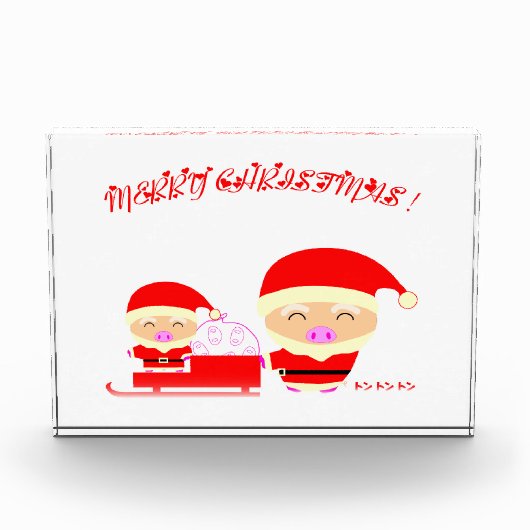 Santa Claus Fotoblock (Vorderseite)