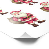Santa Claus Fotodruck (Ecke)