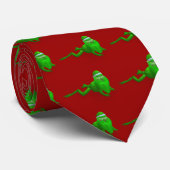 Santa Claus Frog Krawatte (Gerollt)