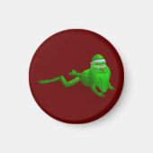 Santa Claus Frog Magnet (Vorne)