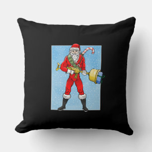 Santa Claus Frohe Weihnachten Teil 2 Kissen