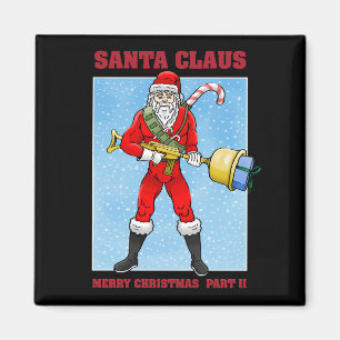 Santa Claus Frohe Weihnachten Teil 2 Magnet