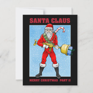 Santa Claus Frohe Weihnachten Teil 2 Weihnachtskar