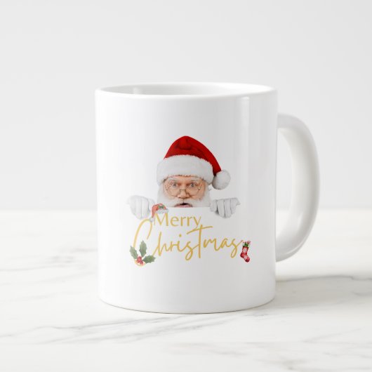 Santa Claus Frohe Weihnachtsspezialität Tasse (Vorderseite Rechts)
