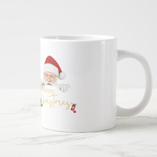 Santa Claus Frohe Weihnachtsspezialität Tasse (Rechts)
