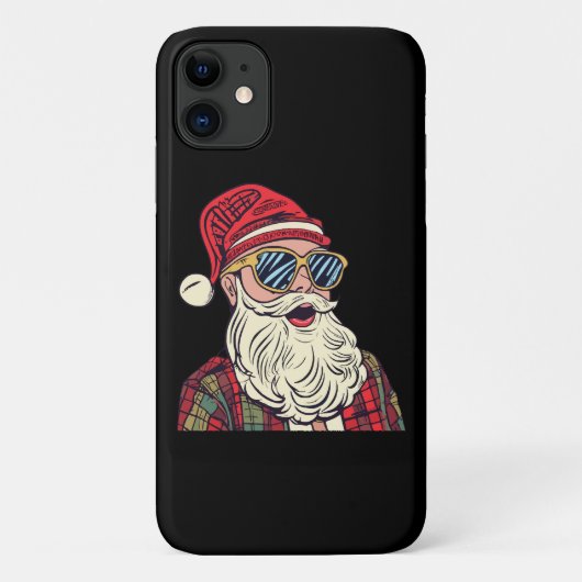 Santa Claus - Funny Case-Mate iPhone Hülle (Rückseite)