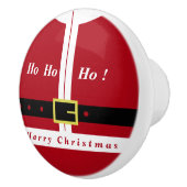 Santa Claus Funny Christmas Keramik Knob Keramikknauf (Rechts)