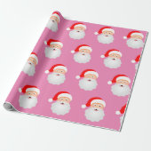 Santa Claus Funny Frohe Weihnachten Geschenkpapier (Ungerollt)