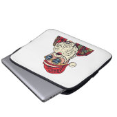 Santa Claus - Funny Laptopschutzhülle (Vorne Knopf)