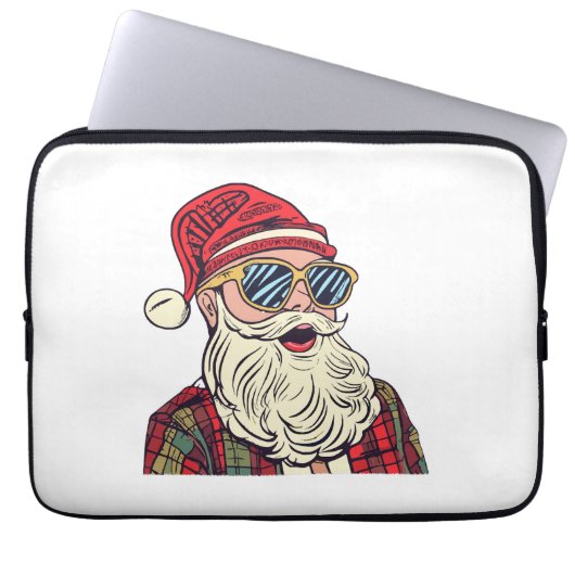 Santa Claus - Funny Laptopschutzhülle (Vorderseite)