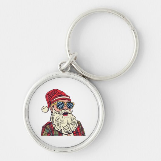 Santa Claus - Funny Schlüsselanhänger (Vorne)