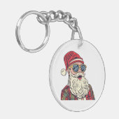 Santa Claus - Funny Schlüsselanhänger (Vorderseite links)