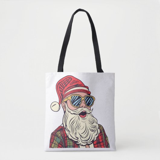 Santa Claus - Funny Tasche (Vorderseite)