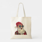 Santa Claus - Funny Tragetasche (Rückseite)