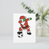 Santa Claus Fußball Dance hässlich Weihnachten T-s (Stehend Vorderseite)