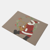 Santa Claus Fußmatte (Schrägansicht)