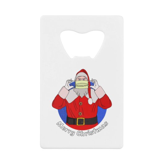Santa Claus Geldbeutel Flaschenöffner (Vorderseite)