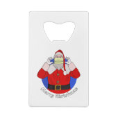 Santa Claus Geldbeutel Flaschenöffner (Rückseite)