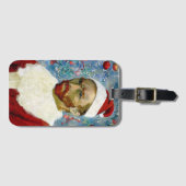 Santa Claus Gepäck Tag Gepäckanhänger (Vorderseite (Horizontal))
