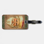 Santa Claus Gepäckanhänger (Rückseite horizontal)