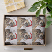 Santa Claus German Shepherd Seidenpapier (Geschenk)