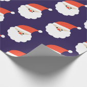 Santa Claus Geschenkpapier (Ecke)