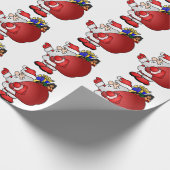 SANTA CLAUS GESCHENKPAPIER (Ecke)