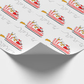 Santa Claus Geschenkpapier (Ecke)