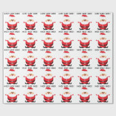 Santa Claus Geschenkpapier (Flach)