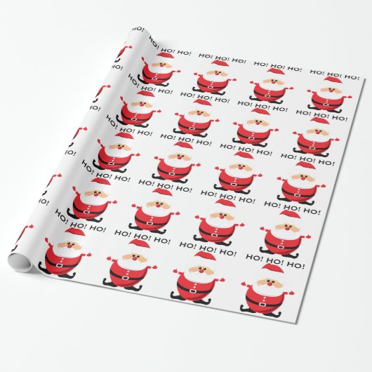 Santa Claus Geschenkpapier (Ungerollt)