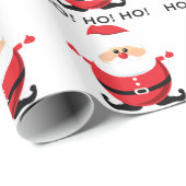 Santa Claus Geschenkpapier (Rolleneckpunkt)