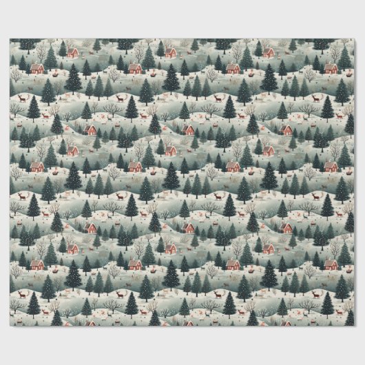 Santa Claus Geschenkpapier (Flach)