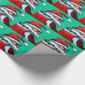 Santa Claus Geschenkpapier (Ecke)
