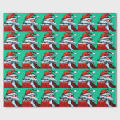 Santa Claus Geschenkpapier (Flach)