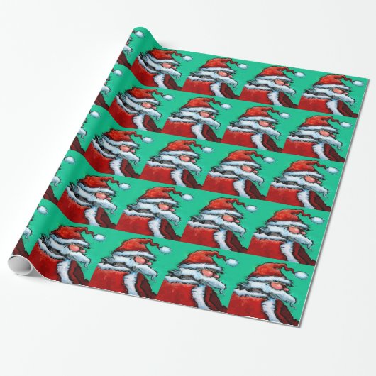 Santa Claus Geschenkpapier (Ungerollt)