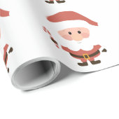 Santa Claus Geschenkpapier (Rolleneckpunkt)