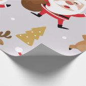 Santa Claus Geschenkpapier (Ecke)